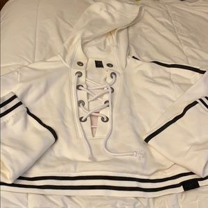 Puma by Rihanna cropped hoodie